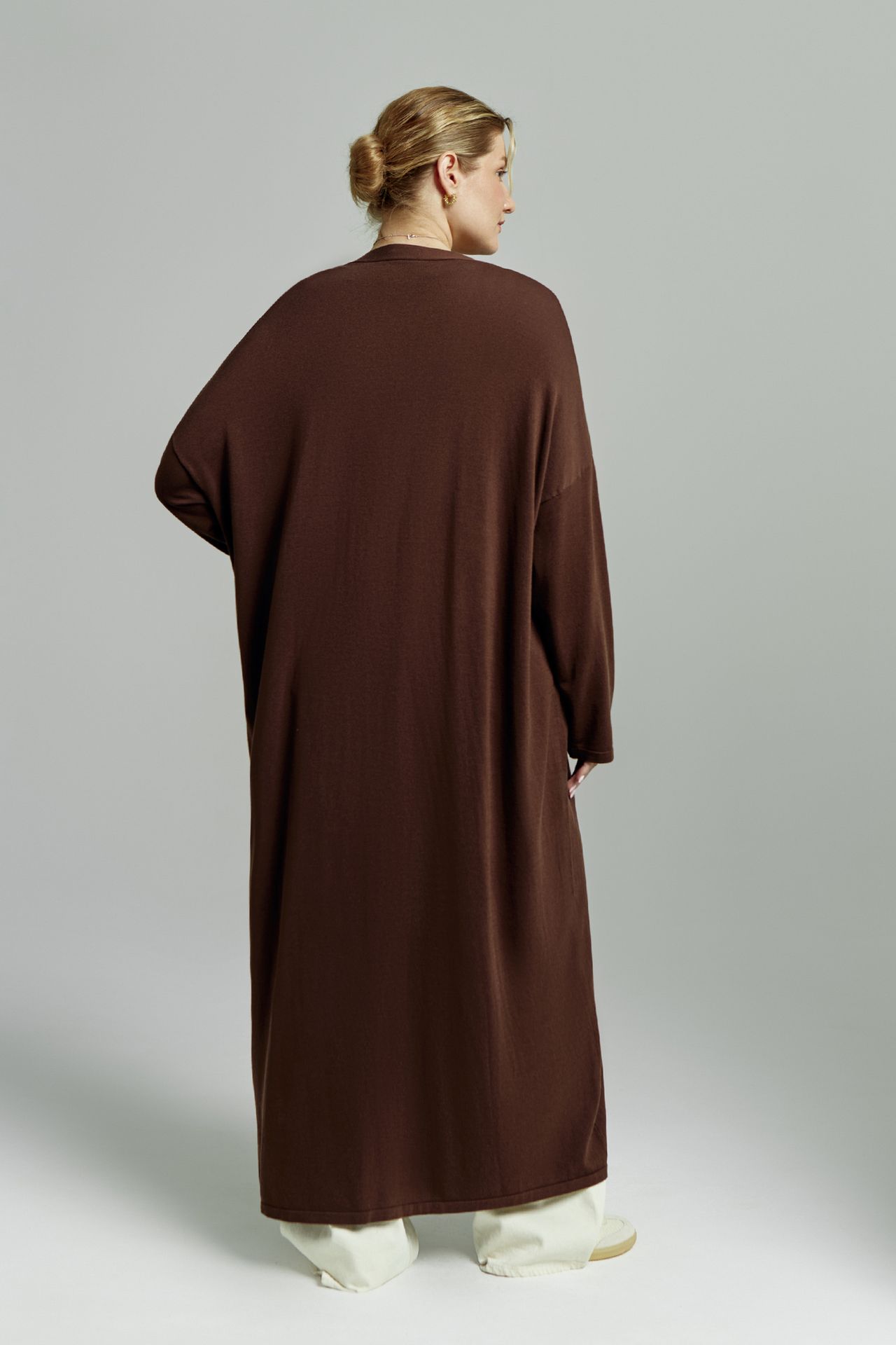 Кардиган тонкий в пол