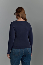 Лонгслив с драпировкой HOLO